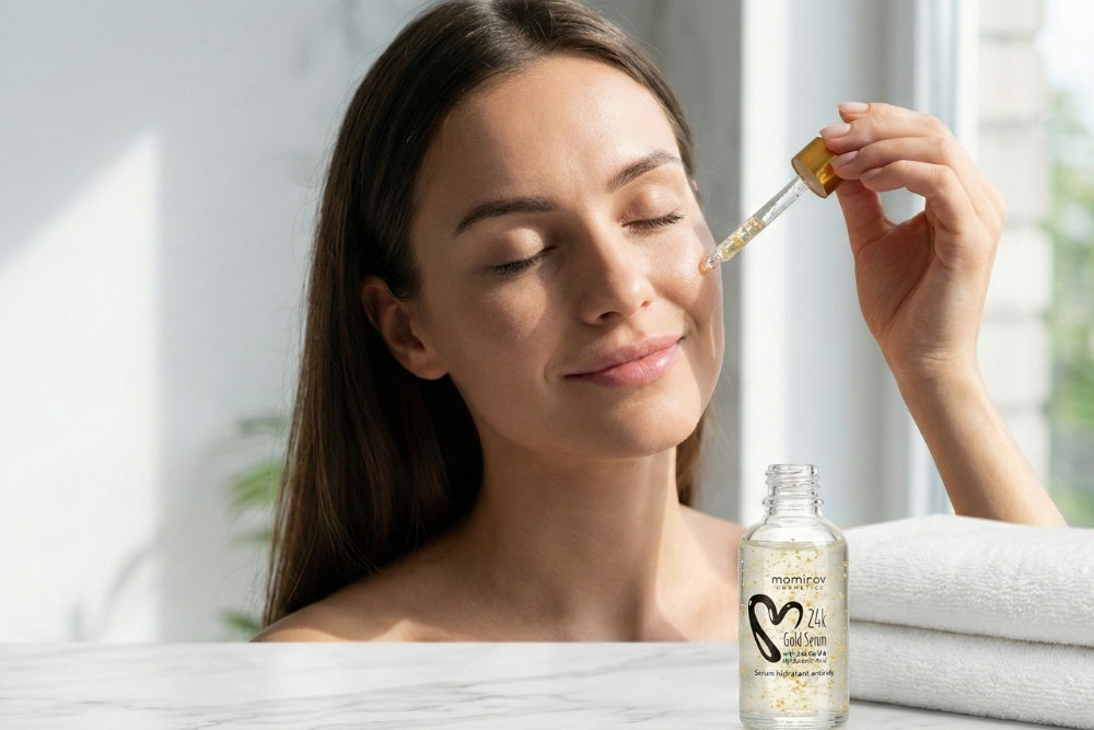24K arany szérum hialuronsavval, 30 ml