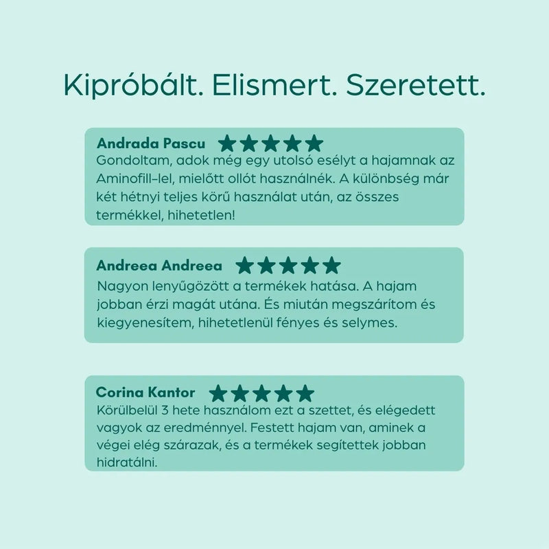 AminoFill Complex készlet a haj intenzív rekonstrukciójához