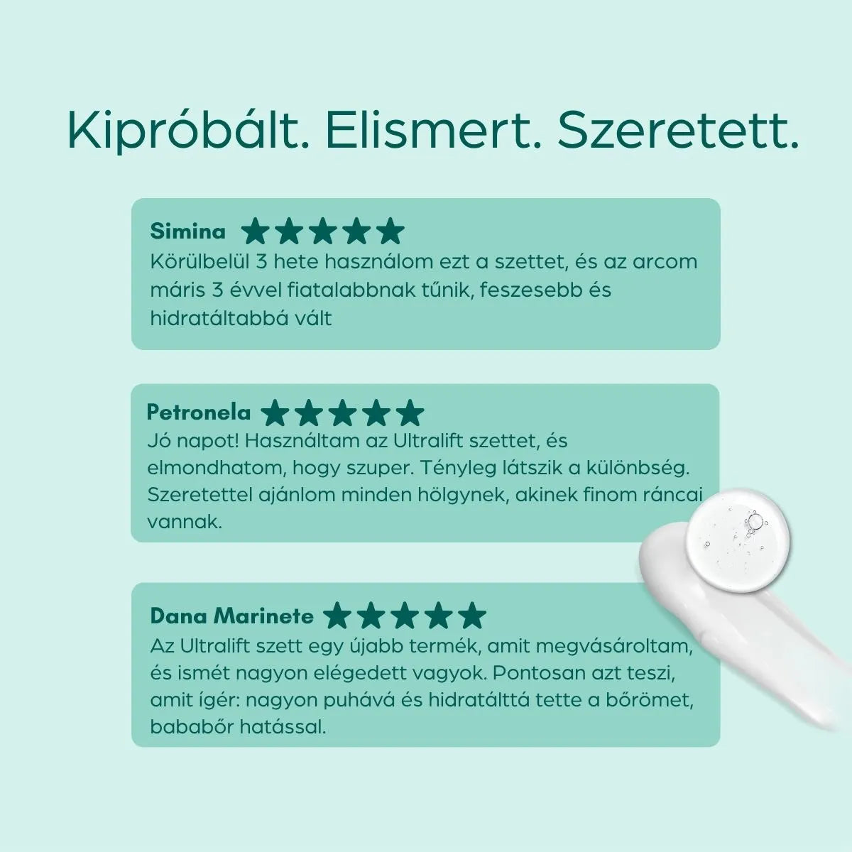 Ultralift Peptides készlet szérummal és krémmel a ráncok csökkentésére