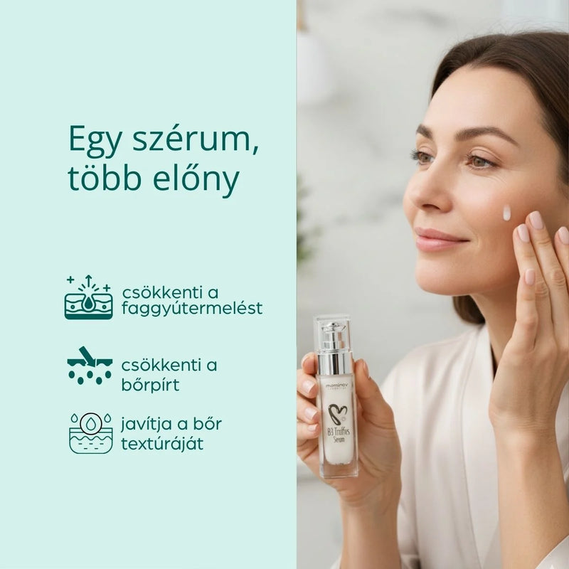 Szarvasgomba B3 szérum 5% niacinamiddal és szarvasgomba kivonattal, 30 ml