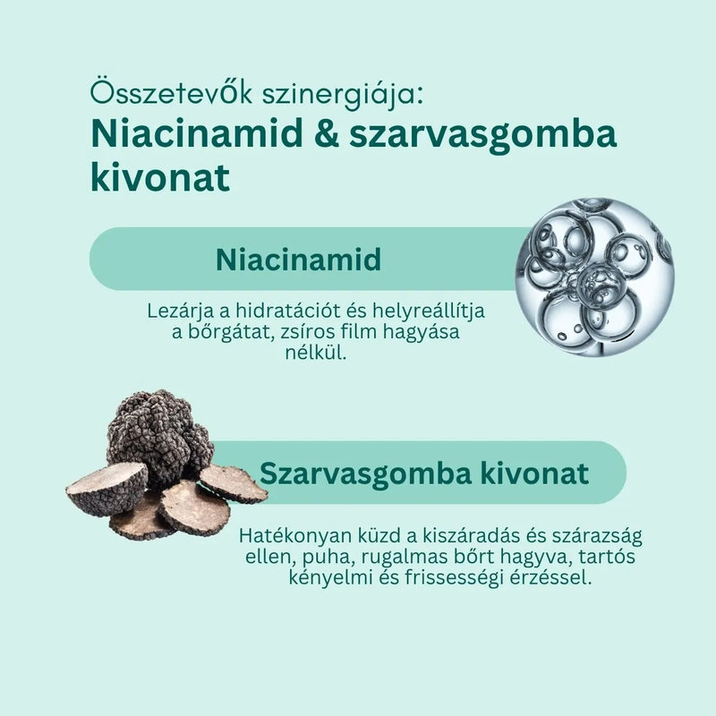 Szarvasgomba B3 szérum 5% niacinamiddal és szarvasgomba kivonattal, 30 ml