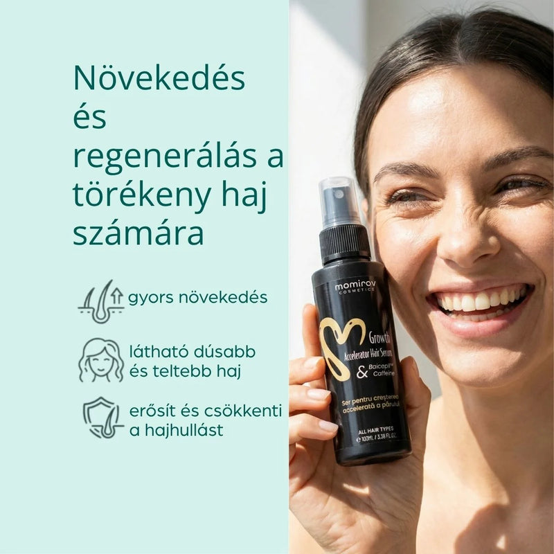 Hajnövekedést serkentő szérum Baicapillal és koffeinnel, 100 ml
