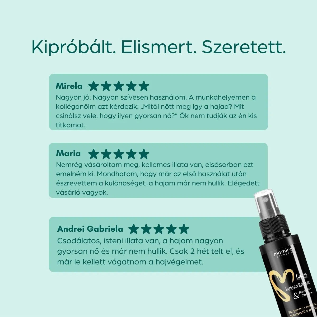 Hajnövekedést serkentő szérum Baicapillal és koffeinnel, 100 ml