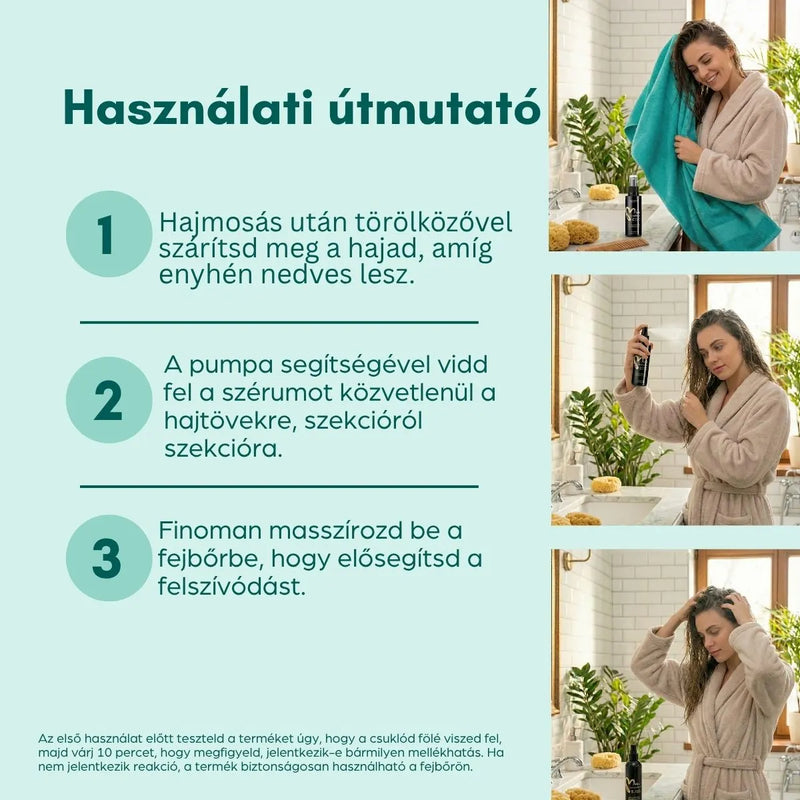 Hajnövekedést serkentő szérum Baicapillal és koffeinnel, 100 ml