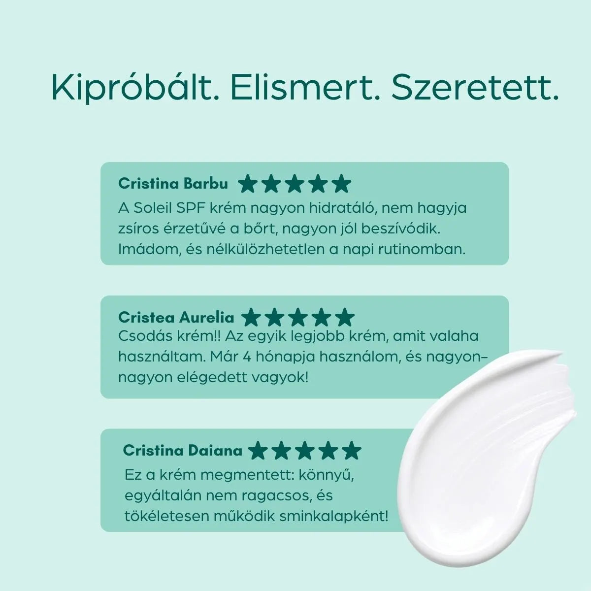 Soleil krém SPF 50 fényvédő faktorral, 50 ml