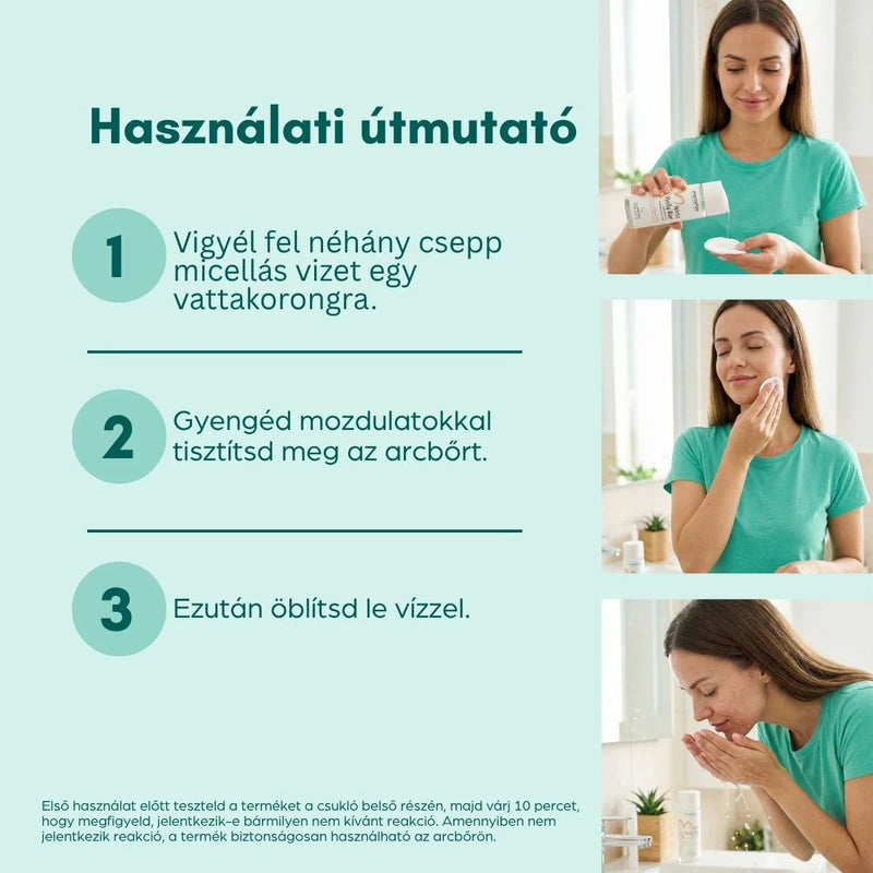 Hidratáló micellás víz hialuronsavval és allantoinnal, 200 ml