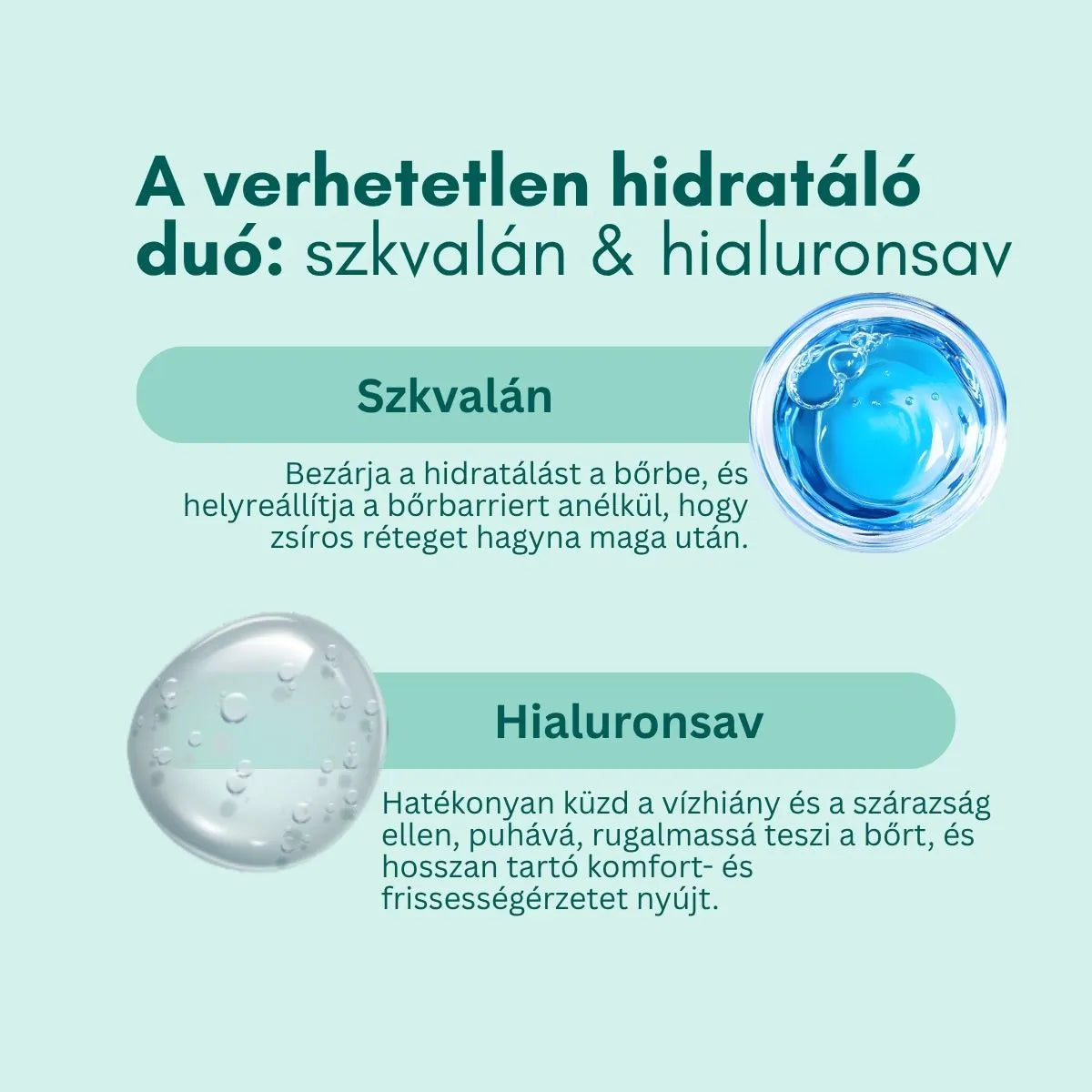 Hydra Max tápláló krém szkvalénnel és hialuronsavval száraz bőrre, 50 ml