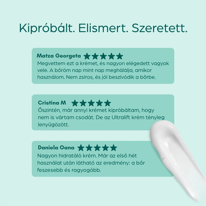 Ultralift krém peptidekkel és hialuronsavval, 50 ml