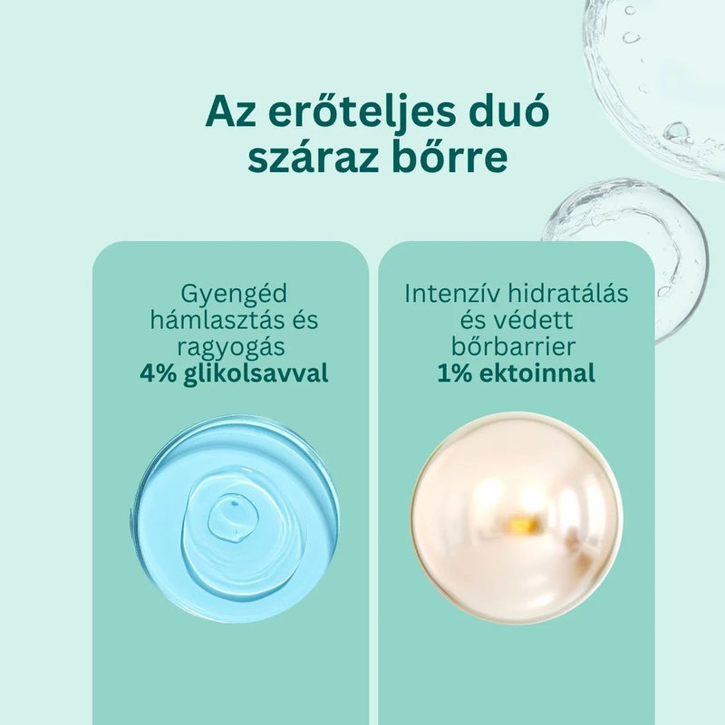 Hydra Boost szérum 4% glikolsavval és 1% ektoinnal száraz bőrre, 30 ml