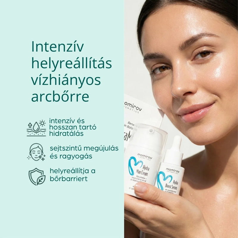 Kit HydraMax szérummal és krémmel száraz bőrre