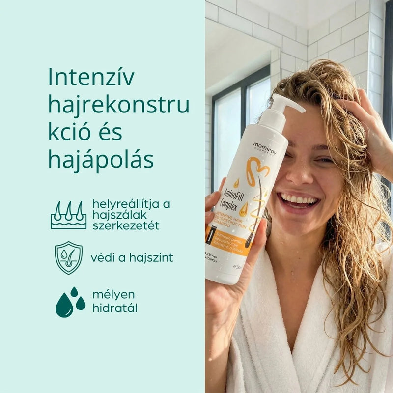 Aminofill Complex intenzív hajrekonstrukciós sampon, 250 ml