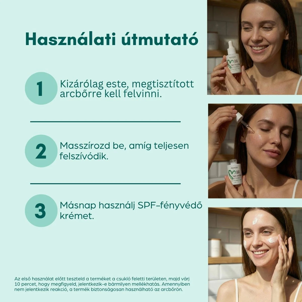BHA Sebum Control szérum 2% szalicilsavval és 2% niacinamiddal zsíros és kombinált bőrre, 30 ml
