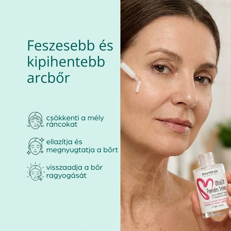 Ultra-lifting szérum peptidekkel és hialuronsavval, 30 ml