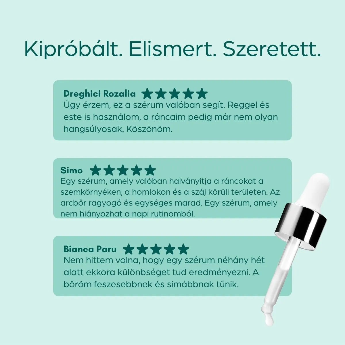 Ultra-lifting szérum peptidekkel és hialuronsavval, 30 ml