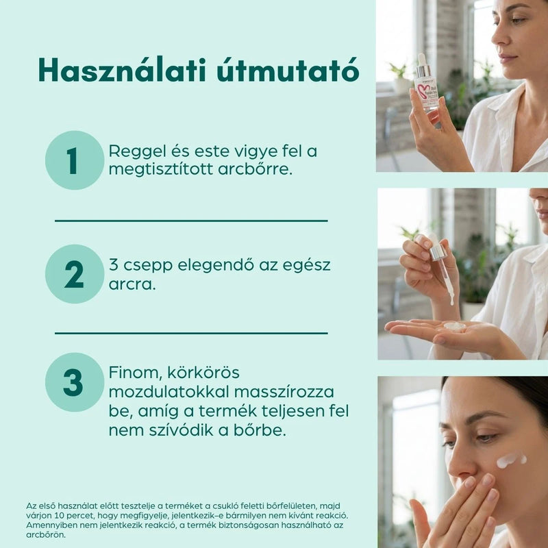 Ultra-lifting szérum peptidekkel és hialuronsavval, 30 ml