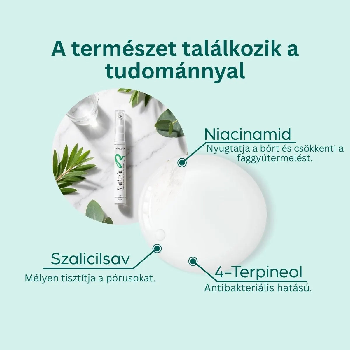 Smart Acne Fix Gél pattanásokra, 17 ml