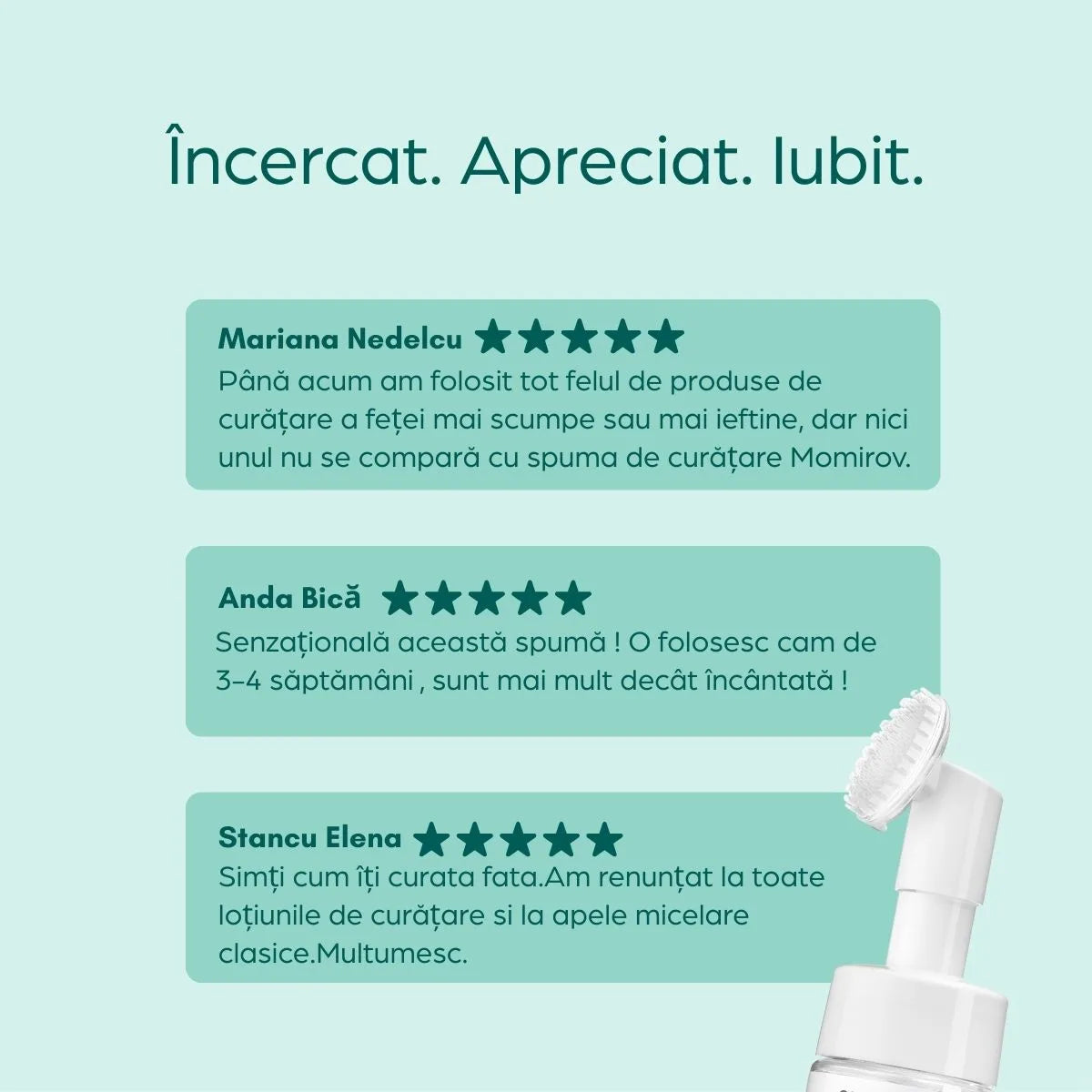 Tisztítóhab beépített kefével és hialuronsavval, 150 ml