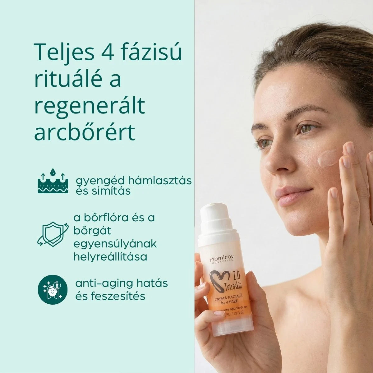 TetraSkin 2.0 Négyfázisú arckrém, 50 ml