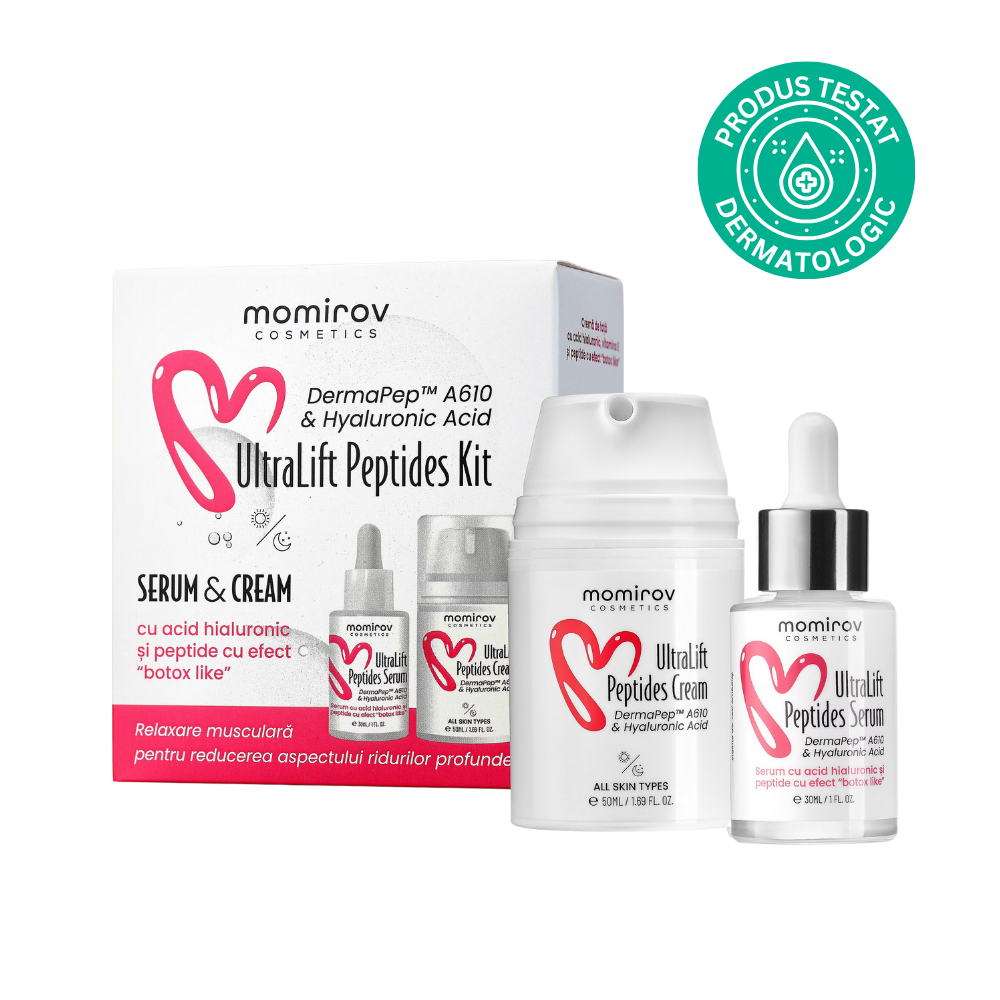 Ultralift Peptides készlet szérummal és krémmel a ráncok csökkentésére