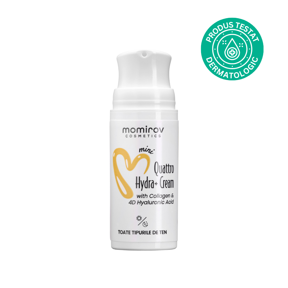 Mini Quattro Hydra+ krém kollagénnel és 4-féle hialuronsavval, 15 ml