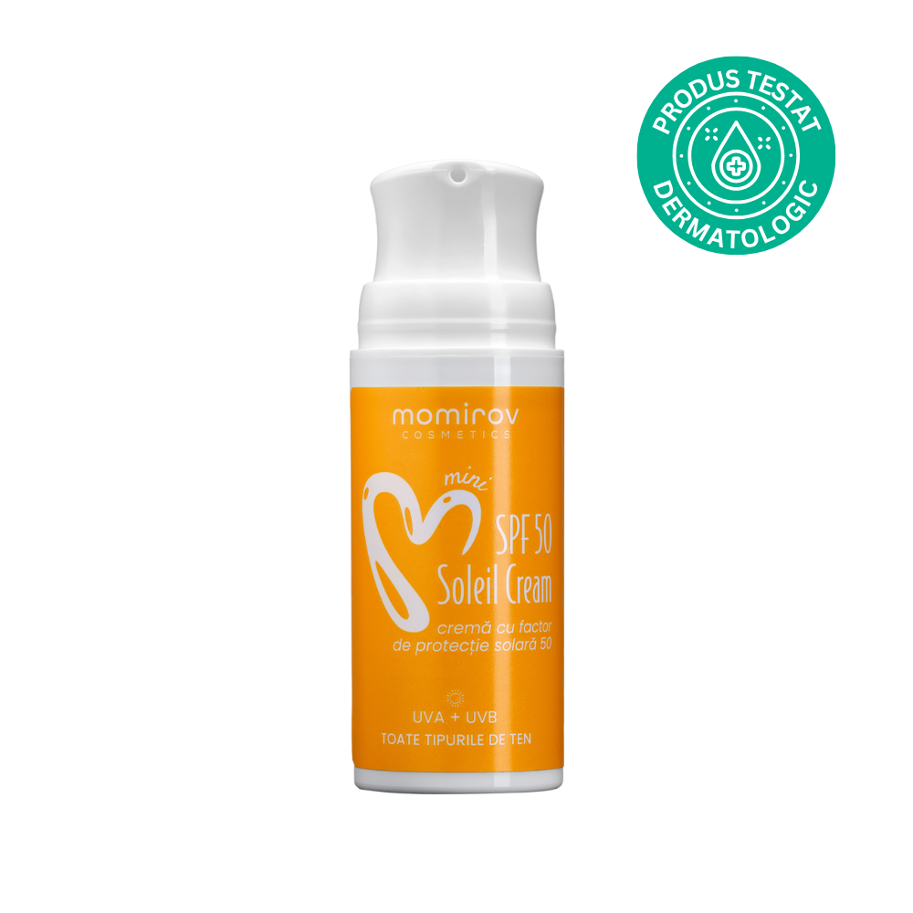 Mini Soleil krém SPF 50 fényvédő faktorral, 15 ml