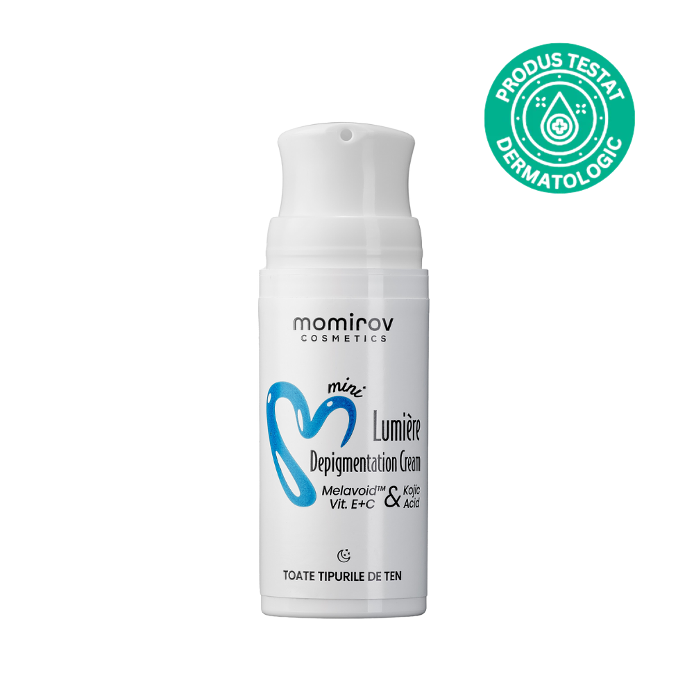 Lumière minifehérítő krém Melavoiddal és kojiksavval barna foltokra, 15 ml