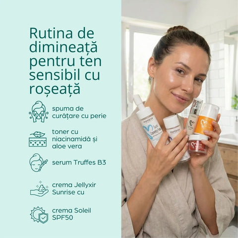 Reggeli rutin érzékeny, kipirosodásra hajlamos bőrre
