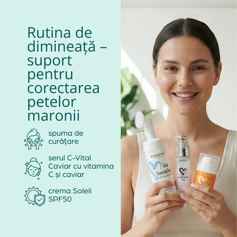 Reggeli rutin – támogatás a barna foltok korrekciójához