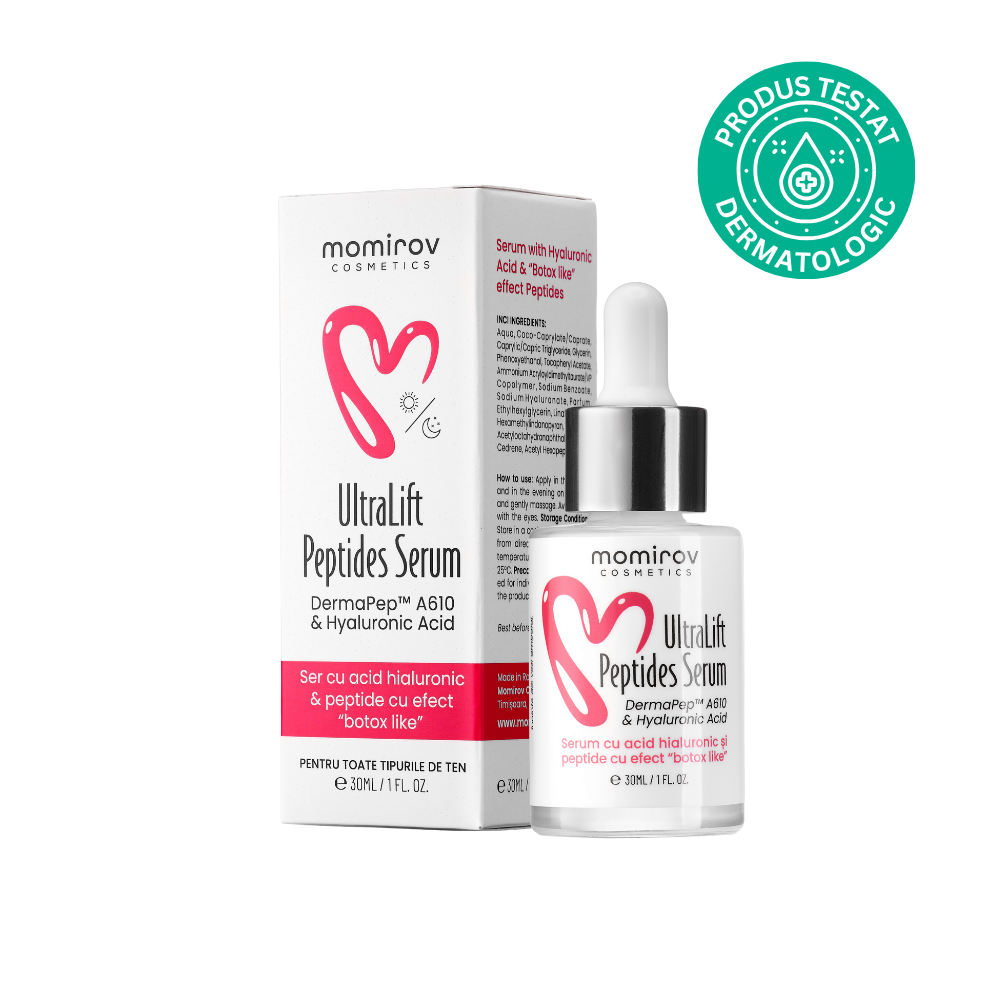 Ultra-lifting szérum peptidekkel és hialuronsavval, 30 ml