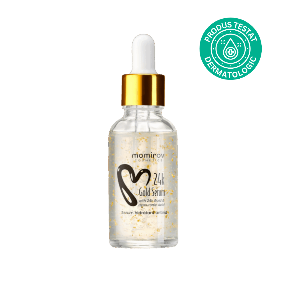 24K arany szérum hialuronsavval, 30 ml