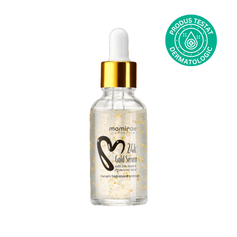 24K arany szérum hialuronsavval, 30 ml