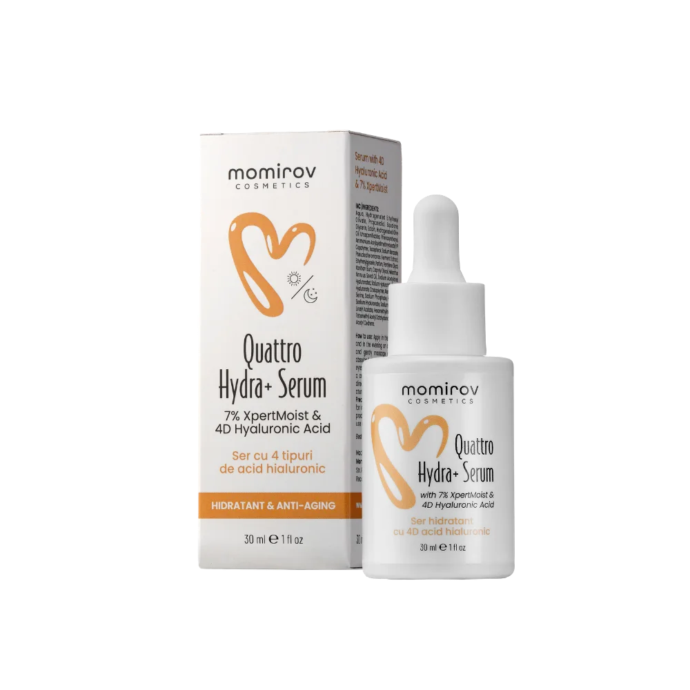 Quattro Hydra+ szérum 4D hialuronsavval, szkvalánnal és ektoinnal, 30 ml