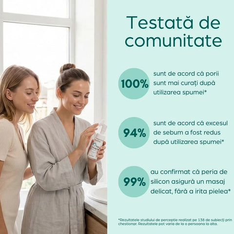 Tisztítóhab beépített kefével és hialuronsavval, 150 ml