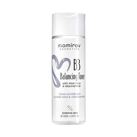 B3 kiegyensúlyozó arctoner aloe verával és niacinamiddal, 200 ml