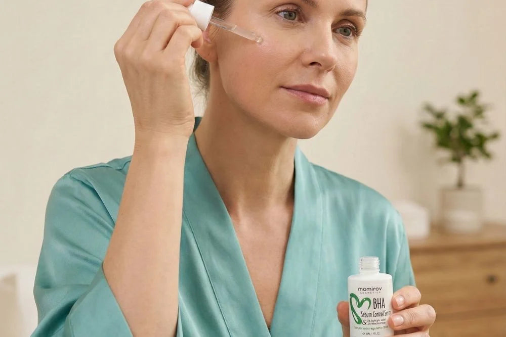 BHA Sebum Control szérum 2% szalicilsavval és 2% niacinamiddal zsíros és kombinált bőrre, 30 ml