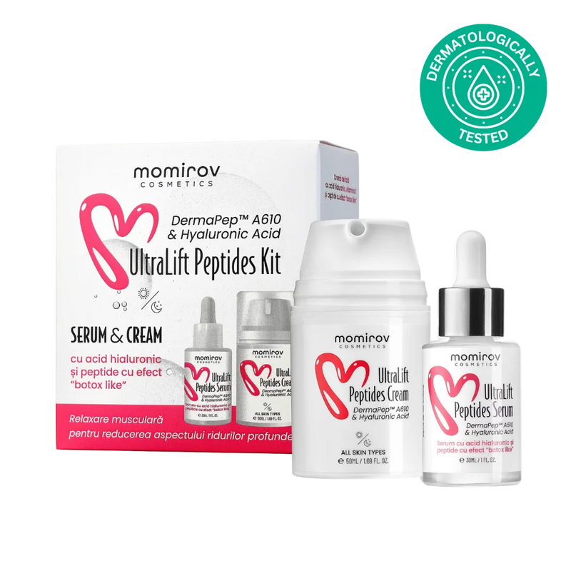 Ultralift Peptides készlet szérummal és krémmel a ráncok csökkentésére