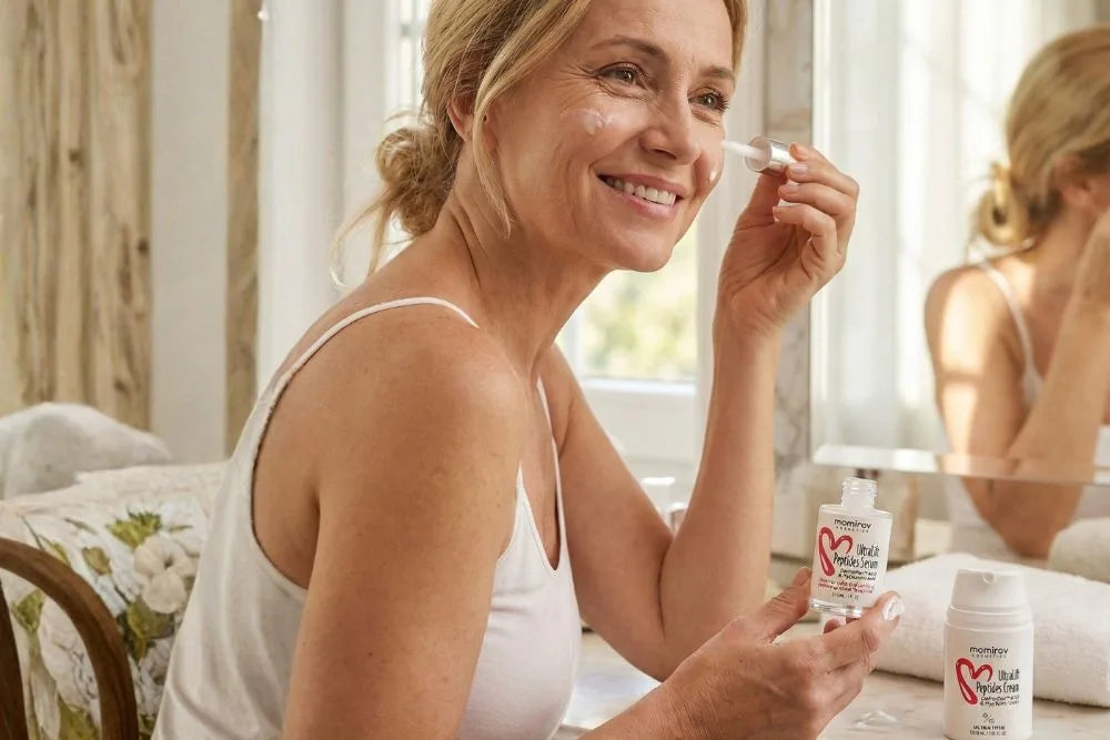 Ultralift Peptides készlet szérummal és krémmel a ráncok csökkentésére
