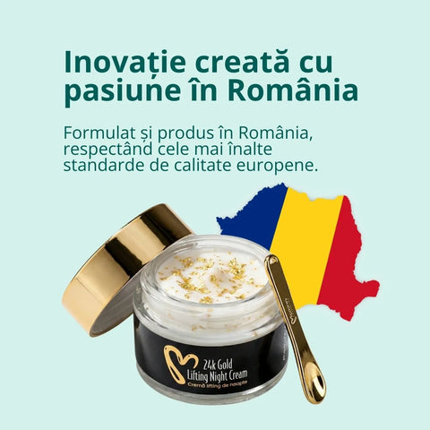 24K éjszakai lifting krém arannyal és 10% Tens-up hatóanyaggal, 50 ml