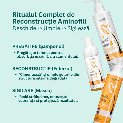 Aminofill Complex hajtöltő anyag az intenzív hajrekonstrukcióhoz, 150 ml