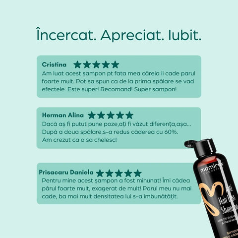 Hajhullás elleni sampon 5% Baicapillal és Panthenollal, 200 ml