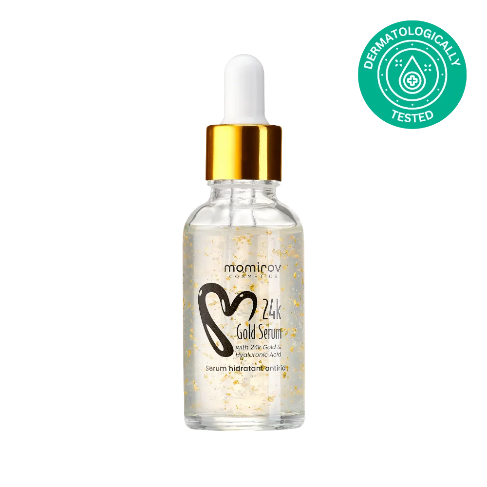 24K arany szérum hialuronsavval, 30 ml