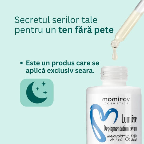 Esti noapte pentru reducerea petelor maronii