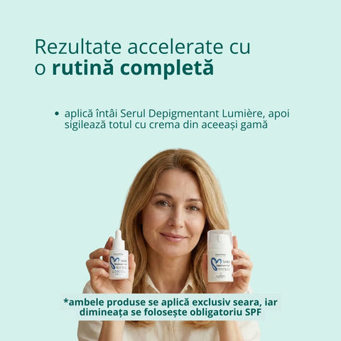 Esti noapte pentru reducerea petelor maronii