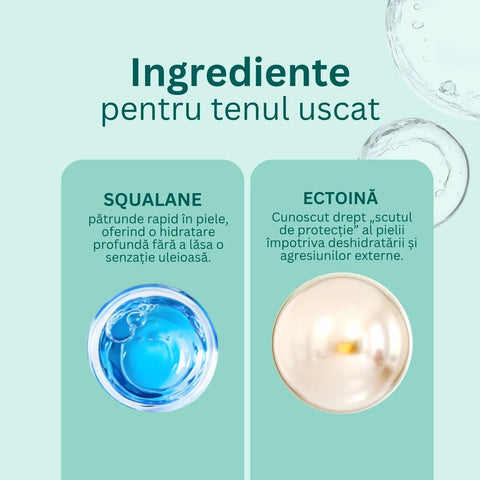 Serum Quattro Hydra+ cu 4D acid hialuronic, Squalane și Ectoină, 30 ml