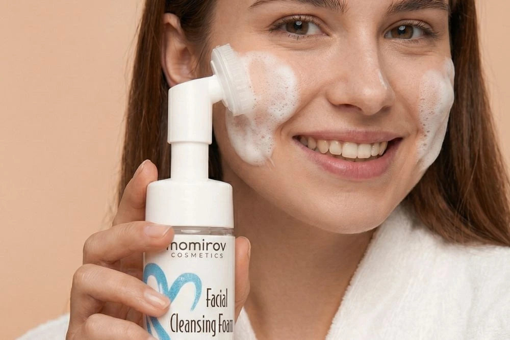 Tisztítóhab beépített kefével és hialuronsavval, 150 ml