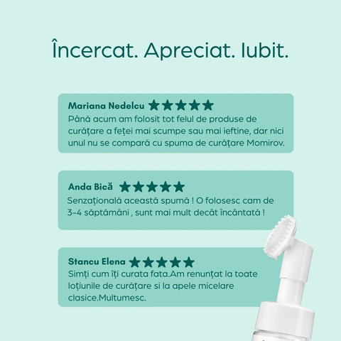 Tisztítóhab beépített kefével és hialuronsavval, 150 ml
