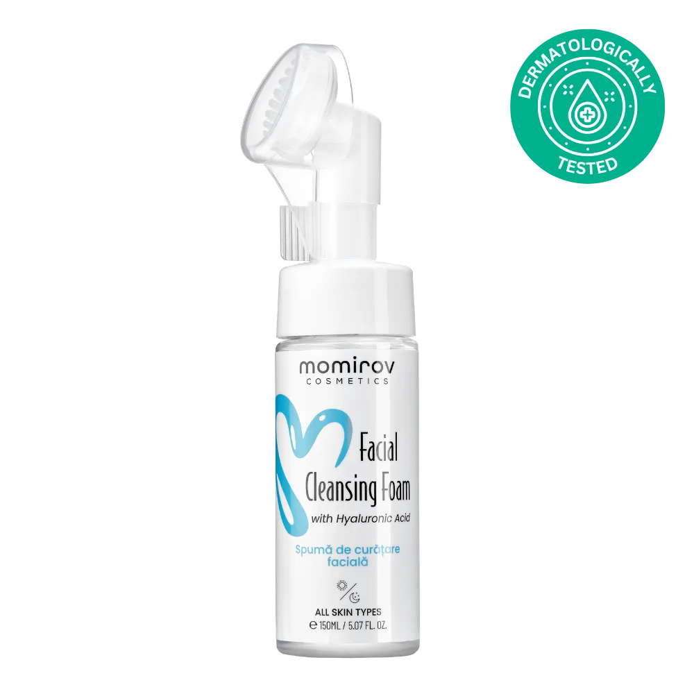 Tisztítóhab beépített kefével és hialuronsavval, 150 ml