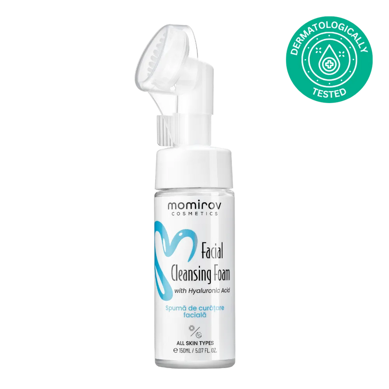 Tisztítóhab beépített kefével és hialuronsavval, 150 ml